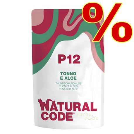 Natural Code P12 - Tonno e Aloe - 24 x 70g 1