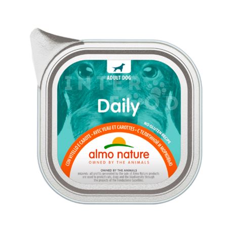 ALMO NATURE Dailymenu con Vitello e Carote - 300g