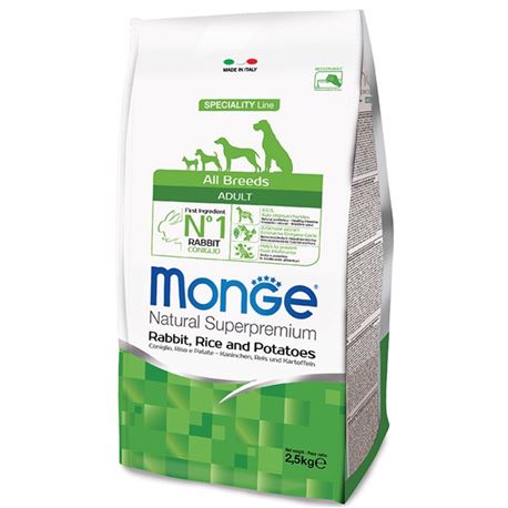 Monge SL All Breeds Coniglio, Riso e Patate 2,5kg