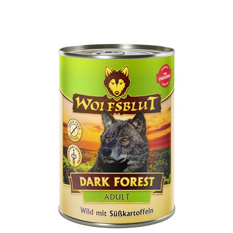 WOLFSBLUT Dark Forest - Wild mit Skartoffeln - Adult - 6 x 395g 1