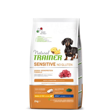 Natural TRAINER Sensitive No Gluten Mini Adult Agnello - 2kg