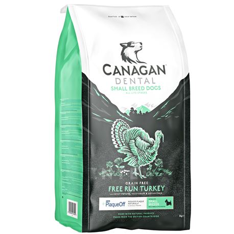 CANAGAN FFree-Run Turkey - Small Breeds - DENTAL -  6kg