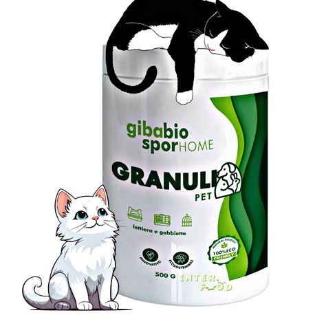 GIBABIOSPOR - Granuli Pet - Lettiera - 500gr 1