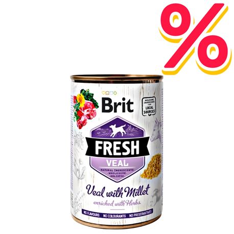 Brit Fresh Veal with Millet - 6x400g