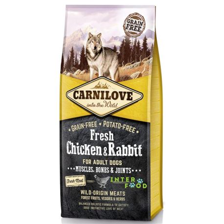 Carnilove Adult - Fresh Chicken & Rabbit - 12kg