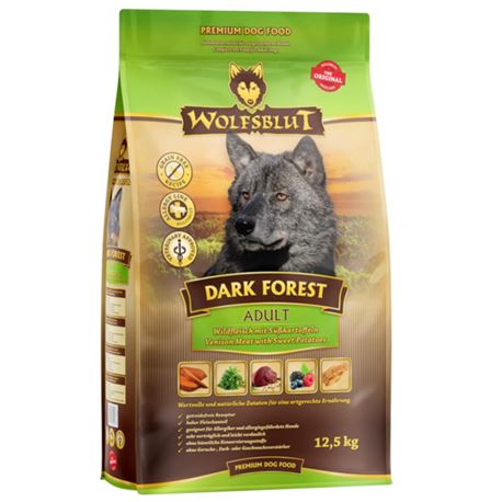 WOLFSBLUT Dark Forest - Wild mit Skartoffeln - Adult - 6 x 395g 2