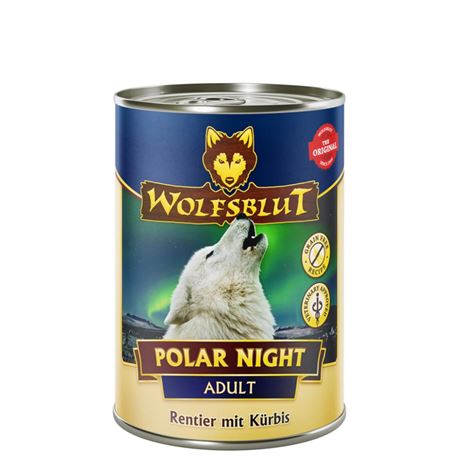 WOLFSBLUT Polar Night - Rentier mit Krbis - Adult - 6 x 395g