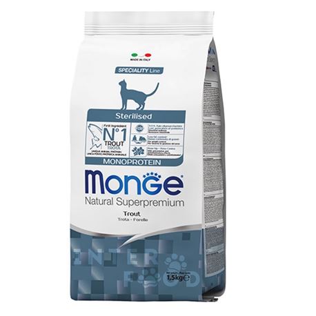 Monge Natural Monoprotein Sterilised - Trota - 400g