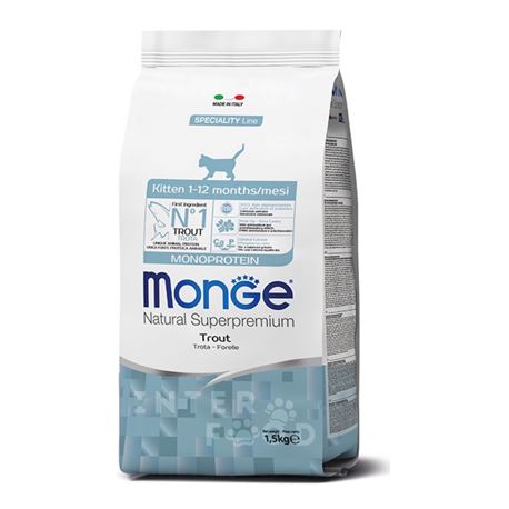 Monge Natural Superpremium Kitten - Trota - 400g 1