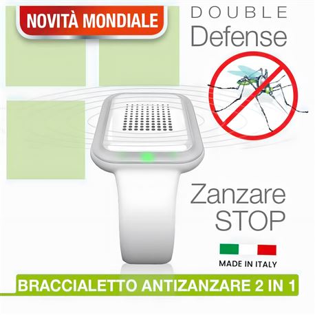 Braccialetto antizanzare Double Defense