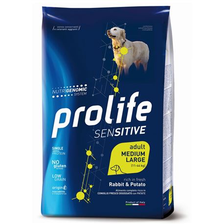 PROLIFE Sensitive Adult Rabbit & Potato - Medium/Large - 10kg