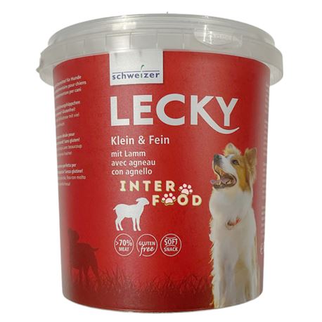 Schweizer - Lecky Klein & Fein - Bocconcini morbidi per cani con agnello - 700g