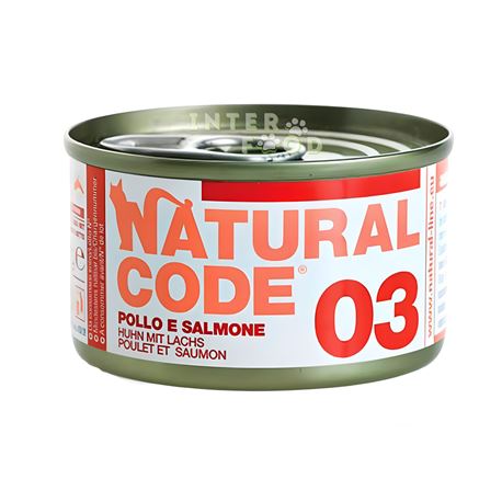 Natural Code 03 - Pollo e Salmone - 85g