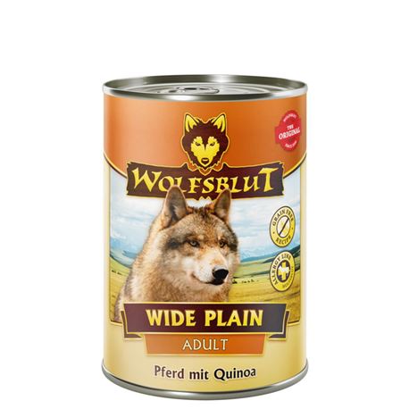 WOLFSBLUT Wide Plain Quinoa - Pferd mit Quinoa - Adult - 6 x 395g