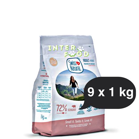 Swiss Natural Soft ADULT mini Schwein & Kartoffel - 9kg 1