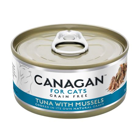 CANAGAN Tuna With Mussels  12x75g