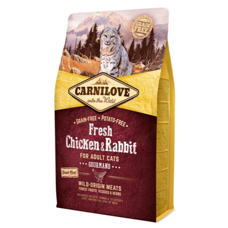 Carnilove Adult - Fresh Chicken & Rabbit - Gourmand - 2kg 1