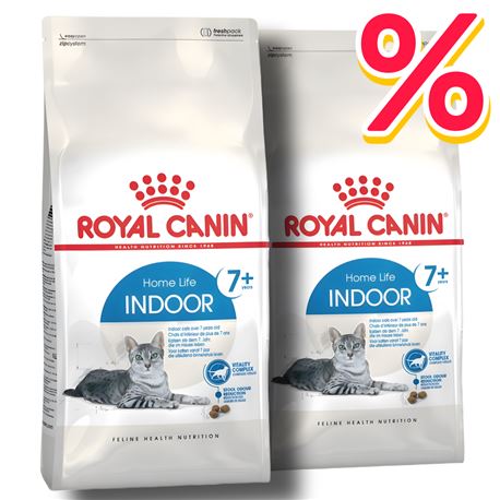 ROYAL CANIN Indoor 7+ - Crocchette per gatti - 2x1,5kg