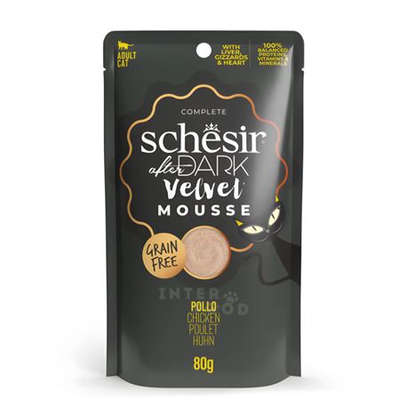 Schesir After Dark gatto - Pollo - in mousse - 80g 1