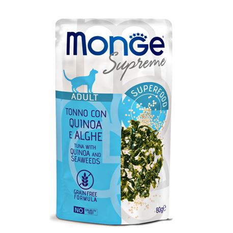 Monge Supreme - Tonno con Quinoa e Alghe - Adult - 80g