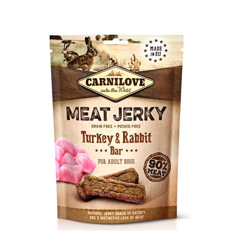 Carnilove Meat Jerky Turkey & Rabbit Bar - 100g