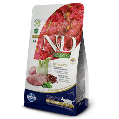 FARMINA N&D QUINOA FELINE - DIGESTION LAMB ADULT - 1,5kg 1