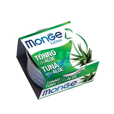 Monge Fruits - Sfilaccetti di tonno con aloe- Kitten - 80g