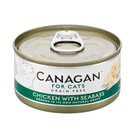 CANAGAN Chicken With Seabass  12x75g 1