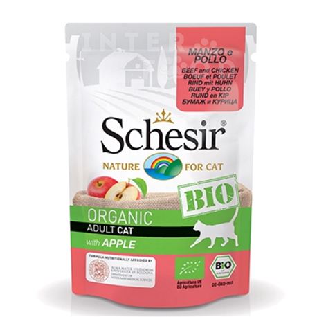 Schesir Bio - Manzo e Pollo - 85g