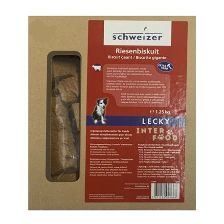 Biscotti per cani Schweizer - LECKY Riesenbiskuit - 1.25kg