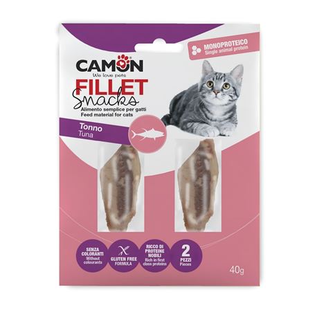 Camon Filetti di tonno - Snack per gatti - 40g 1