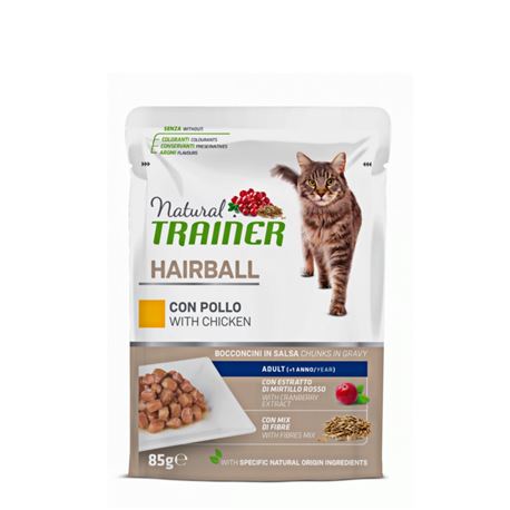 Natural TRAINER Hairball con Pollo - 300g