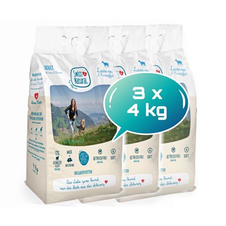 Swiss Natural Soft ADULT Lamm & Kartoffel - 12kg