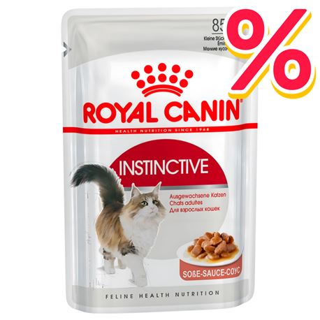 ROYAL CANIN Instinctive Gravy - Cibo umido per gatti - 4 x (12 x 85g)