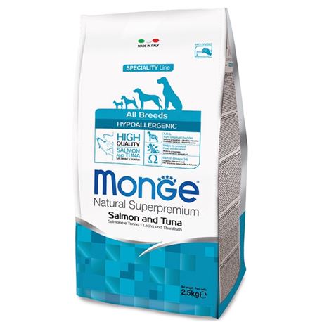 Monge SL All Breeds Hypoallergenic Salmone e Tonno - 12kg