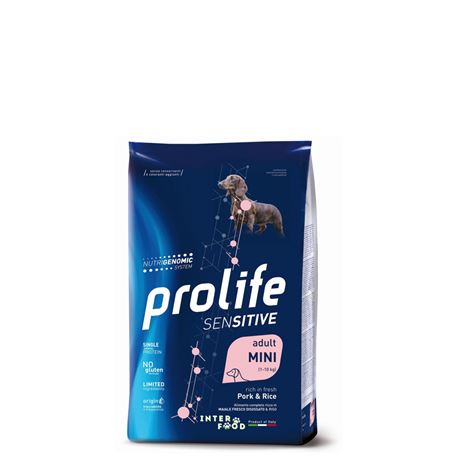 PROLIFE Sensitive Adult Pork & Rice - Mini - 600g