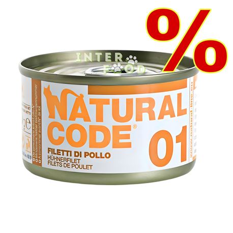 Natural Code 01 - Filetti di pollo - 24 x 85g