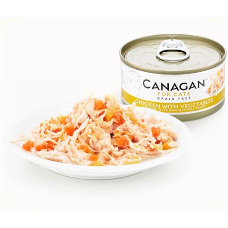 CANAGAN Chicken With Vegetable  12x75g 2