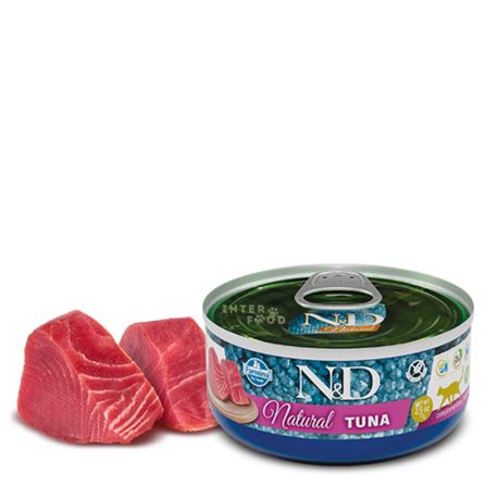 FARMINA N&D NATURAL - TUNA - 70gr