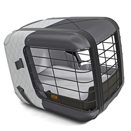 4Pets Caree Cool Grey - gabbia per abitacolo auto