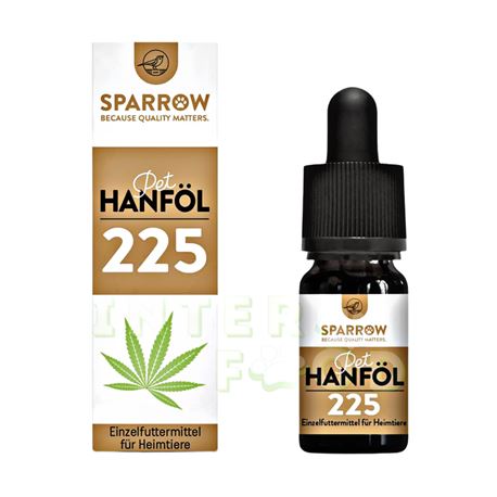 SPARROW Pet CBD - Olio di canapa con CBD 225