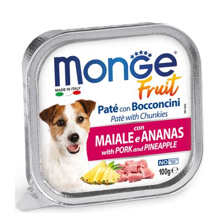 Monge Fruit con Maiale e Ananas - 32 x 100g 1