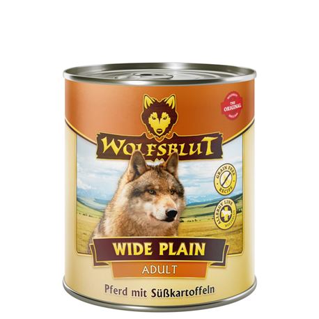 WOLFSBLUT Wide Plain - Pferd mit Skartoffeln - Adult - 6 x 800g