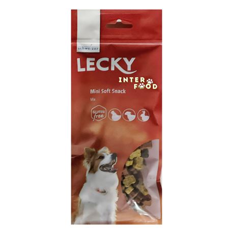 Schweizer - Lecky Mini Soft Snack Mix - Bocconcini per cani - 130gr