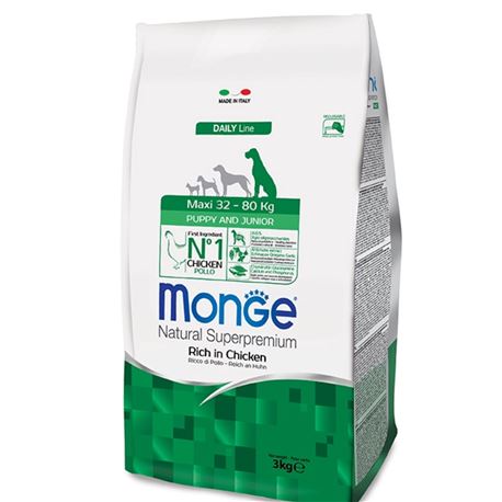 Monge DL Puppy & Junior Maxi - 3kg