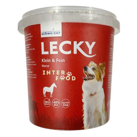 Schweizer - Lecky Klein & Fein - Bocconcini morbidi per cani con cavallo - 700g