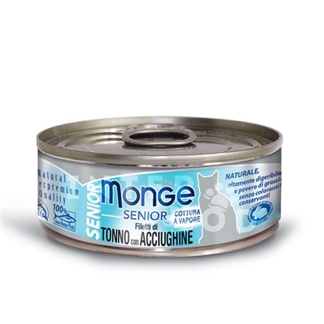 Monge Jelly - Tonno con Acciughe - Senior - 80g