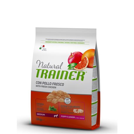 Natural TRAINER Puppy&Junior Medium Pollo - 3kg