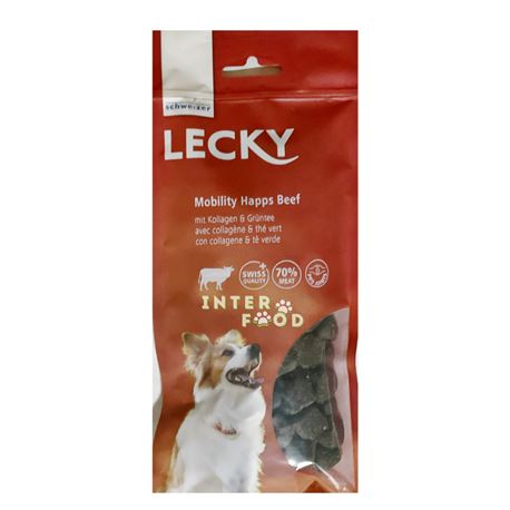 Schweizer - Lecky Mobility Happs - Bocconcini morbidi per cani con manzo - 170gr 1