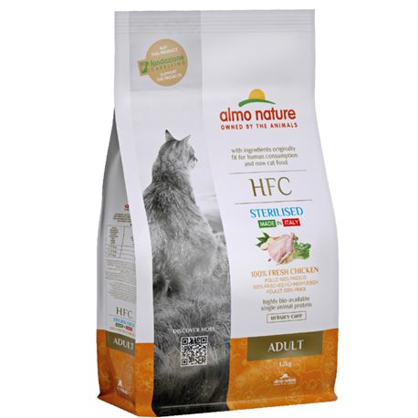 Almo Nature HFC Adult Sterilised - Pollo Fresco - 1,2g